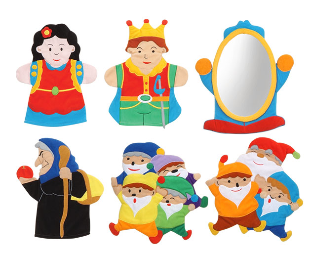 12465-1 白雪公主與七矮人手套玩偶